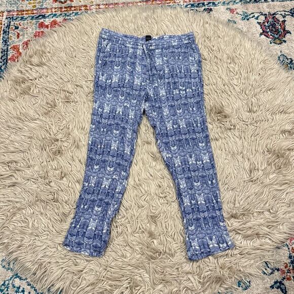 Prana patterned pull on pants size medium - Picture 1 of 6